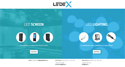Desktop Screenshot of ledex.it