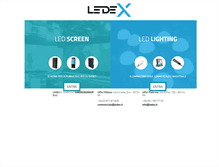 Tablet Screenshot of ledex.it