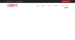 Desktop Screenshot of ledex.fr